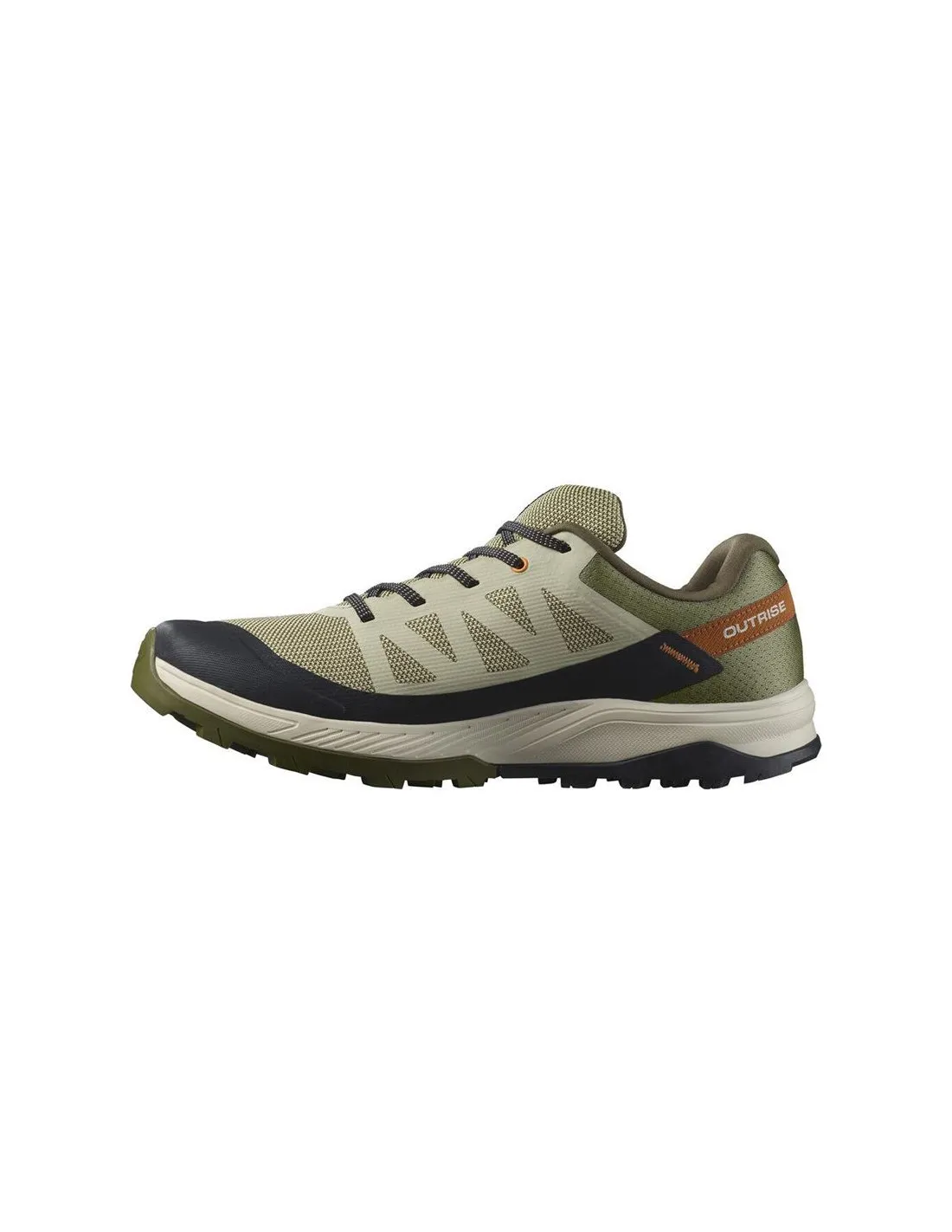 Zapatillas de Montaña Salomon Outrise Gore-Tex Verde/Marrón Hombre