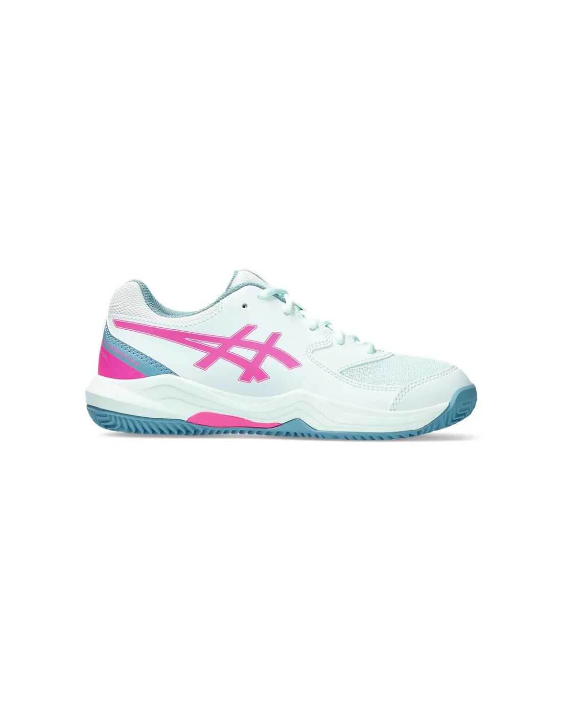 Zapatillas de Padel ASICS Gel-Dedicate 8 Padel Gs Infantil Soothing Sea/Rosa