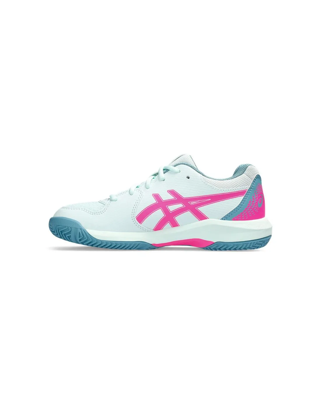 Zapatillas de Padel ASICS Gel-Dedicate 8 Padel Gs Infantil Soothing Sea/Rosa