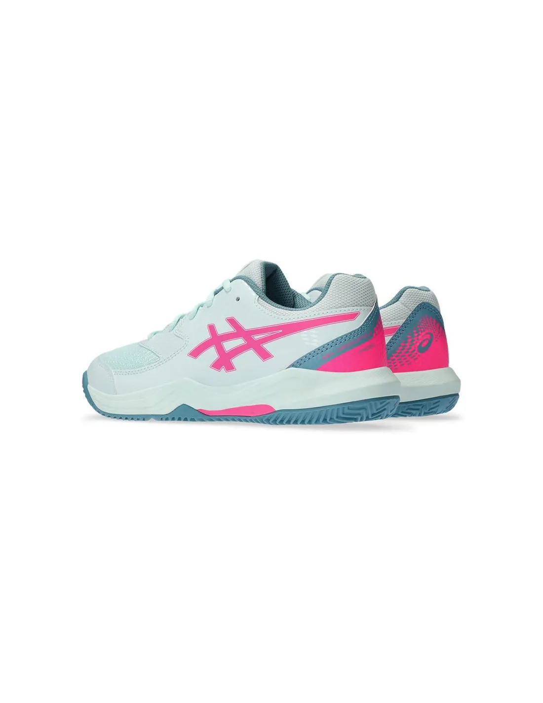 Zapatillas de Padel ASICS Gel-Dedicate 8 Padel Gs Infantil Soothing Sea/Rosa