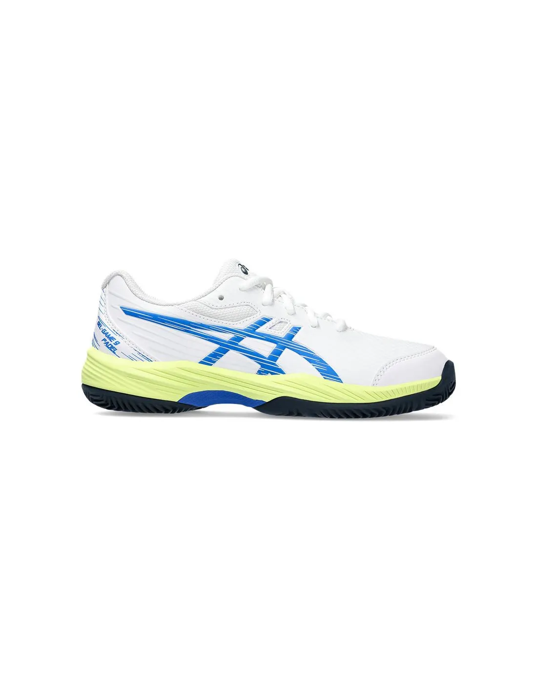 Zapatillas de Padel ASICS Gel-Game 9 Padel Gs Infantil Blanco/Azul