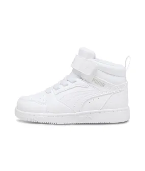 Zapatillas de Puma Rebound V6 Mid Infantil Blanco