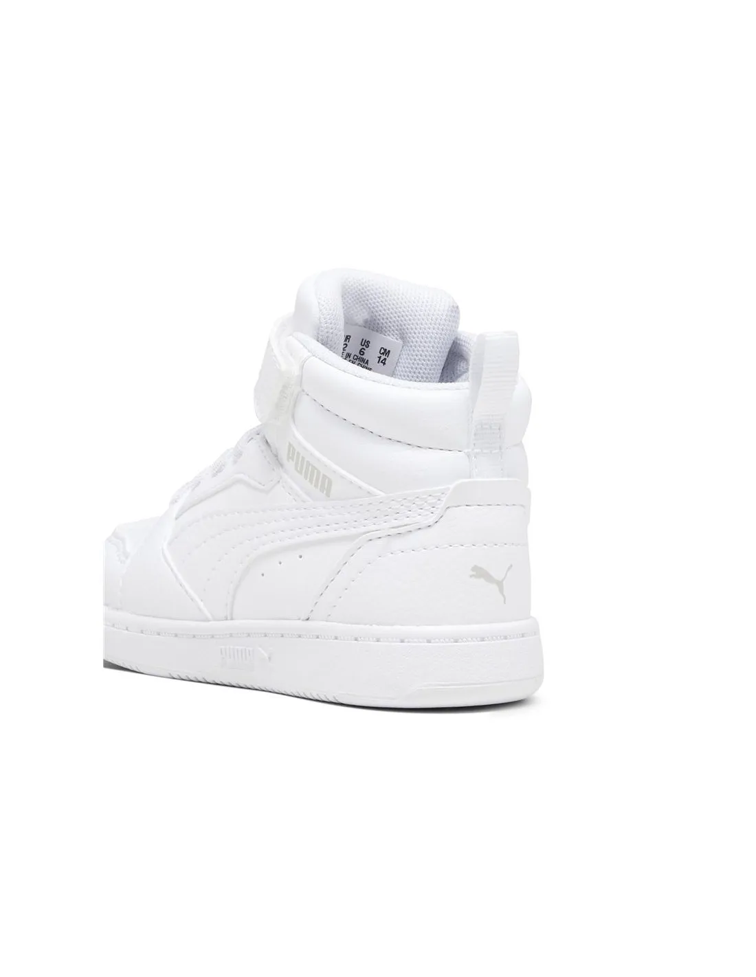 Zapatillas de Puma Rebound V6 Mid Infantil Blanco