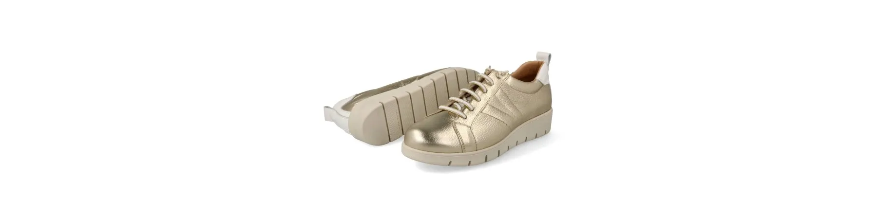 ZAPATILLAS de VESTIR MUJER PIEL MOD. YUKIRO DORADO