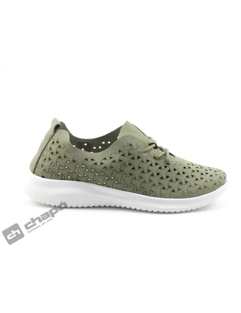 Zapatillas Deportiva Kaki Ecoligero Liberte