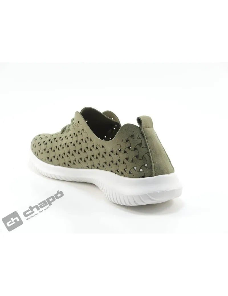 Zapatillas Deportiva Kaki Ecoligero Liberte