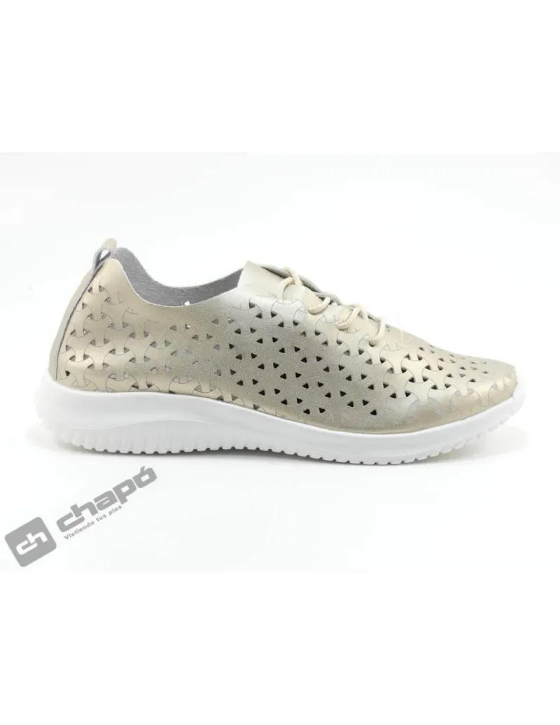 Zapatillas Deportiva Oro Ecoligero Liberte