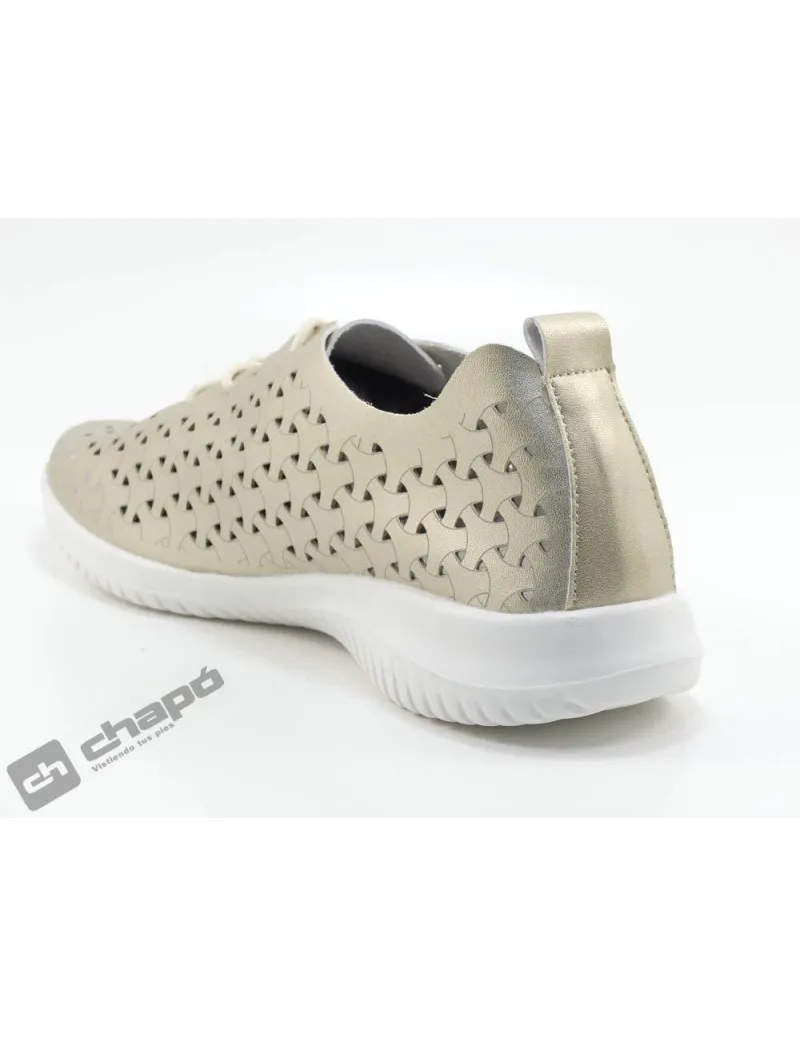 Zapatillas Deportiva Oro Ecoligero Liberte