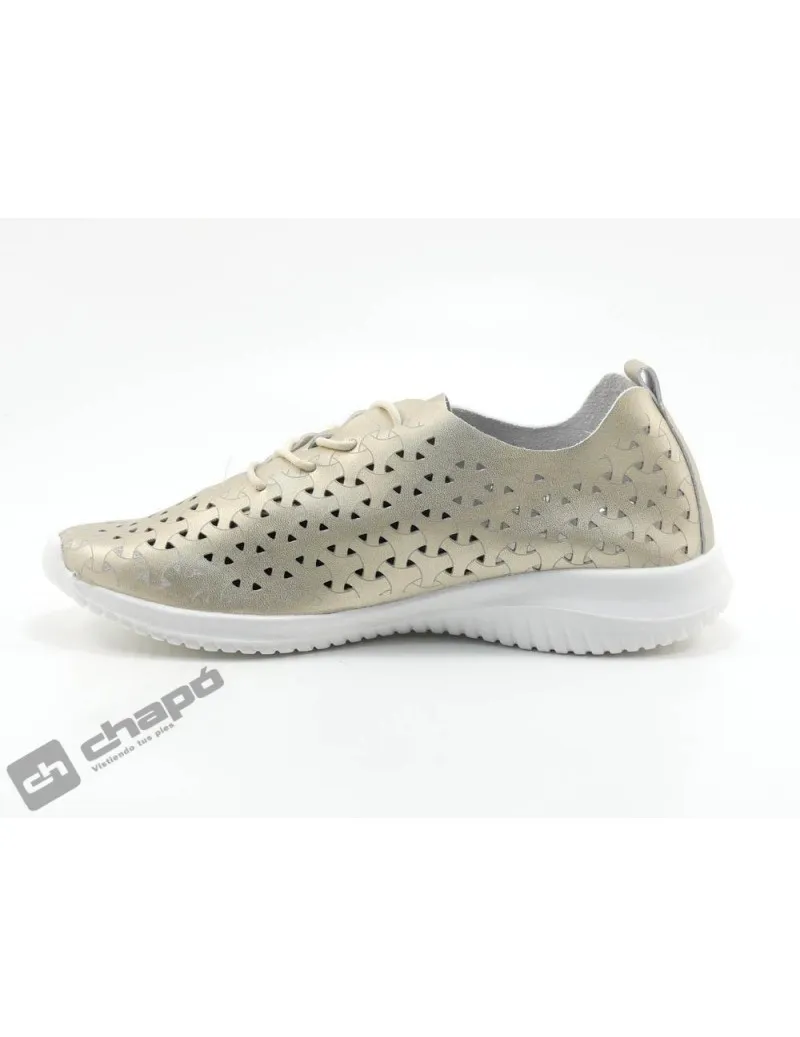 Zapatillas Deportiva Oro Ecoligero Liberte