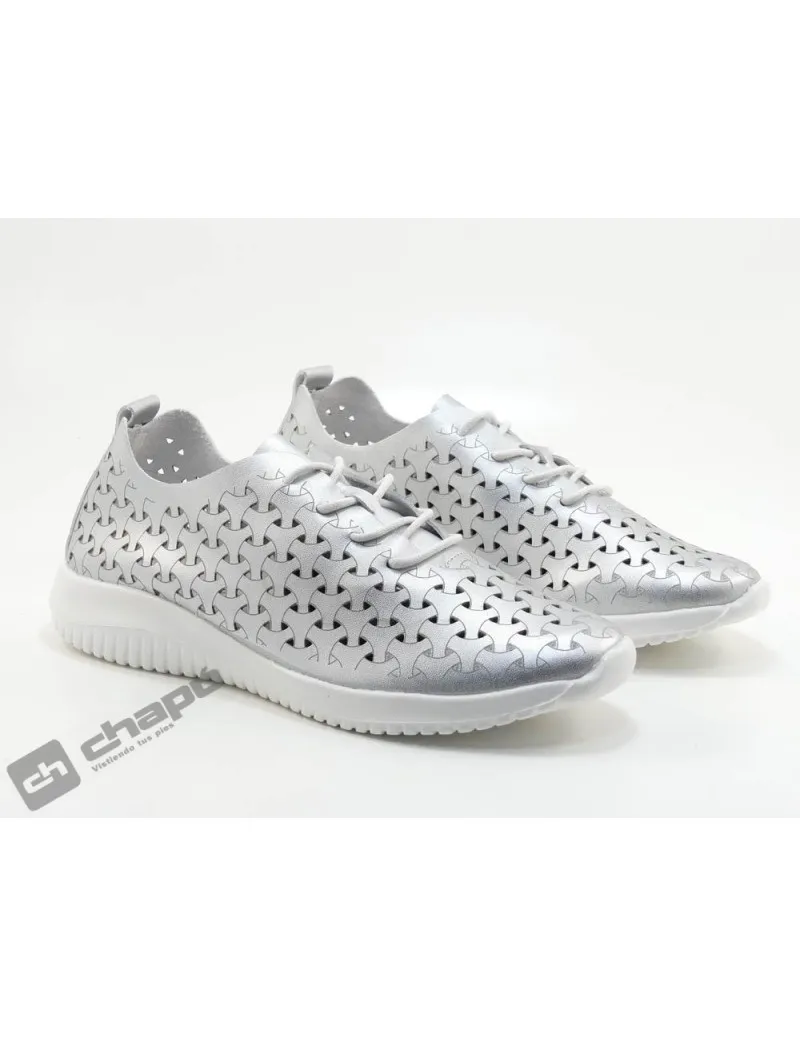 Zapatillas Deportiva Plata Ecoligero Liberte