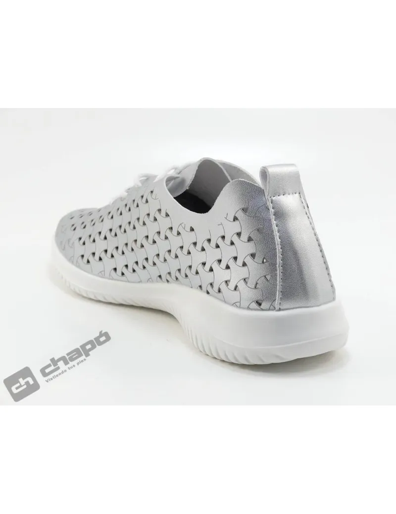 Zapatillas Deportiva Plata Ecoligero Liberte