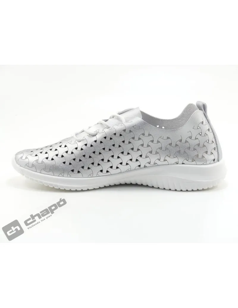 Zapatillas Deportiva Plata Ecoligero Liberte