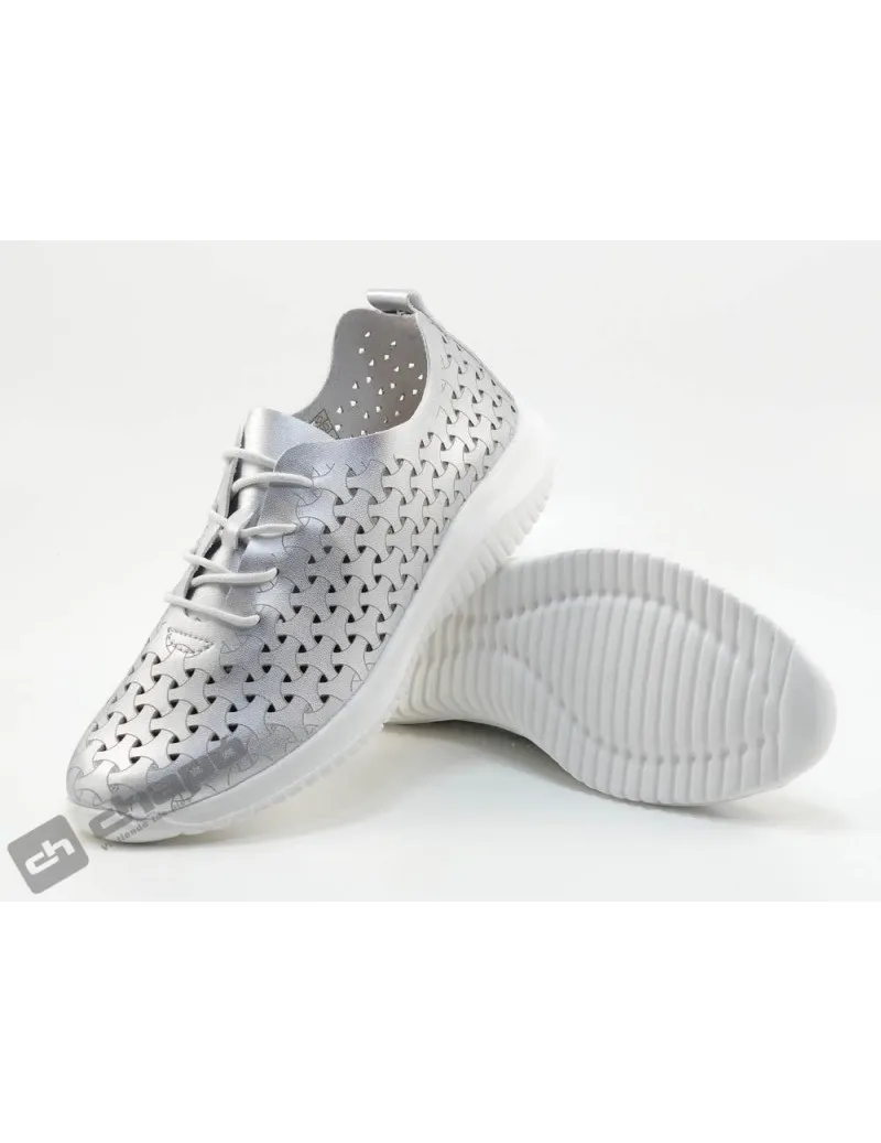 Zapatillas Deportiva Plata Ecoligero Liberte