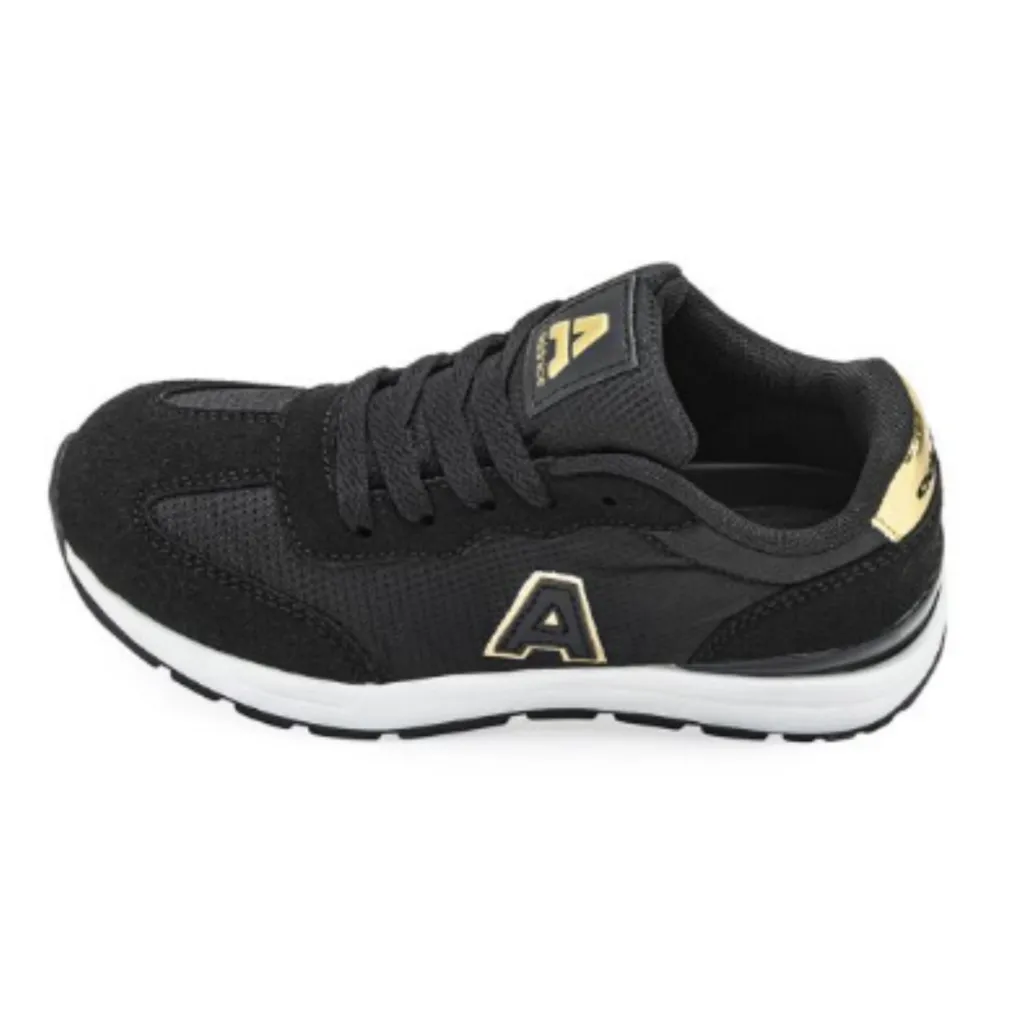 Zapatillas Deportivas Niños/Niñas Addnice LOS ANGELES negro/dorado - 30 Al 36