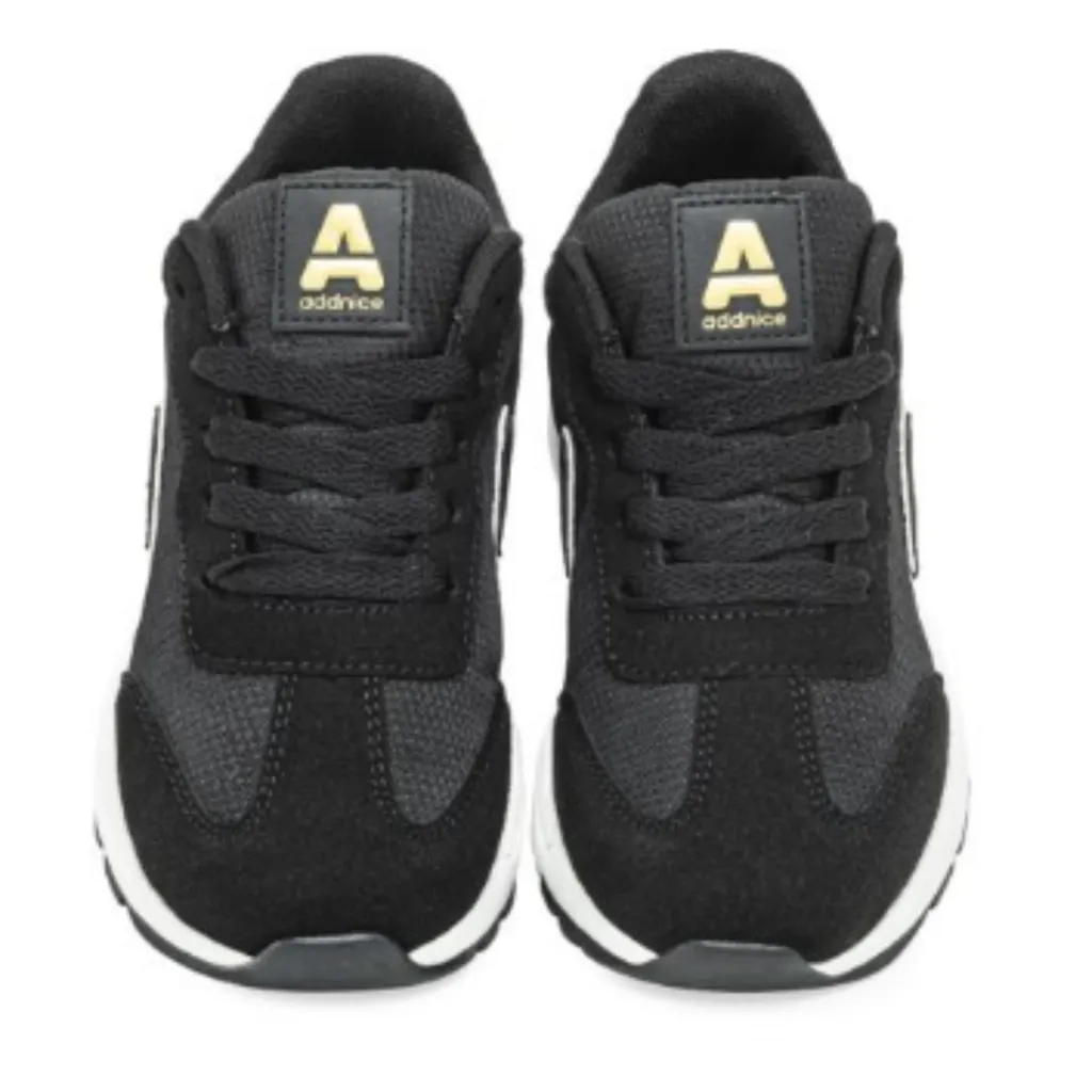 Zapatillas Deportivas Niños/Niñas Addnice LOS ANGELES negro/dorado - 30 Al 36