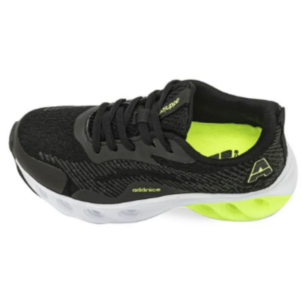 Zapatillas Deportivas Niños/Niñas Addnice Vesubio Negro/lima - 29 Al 34