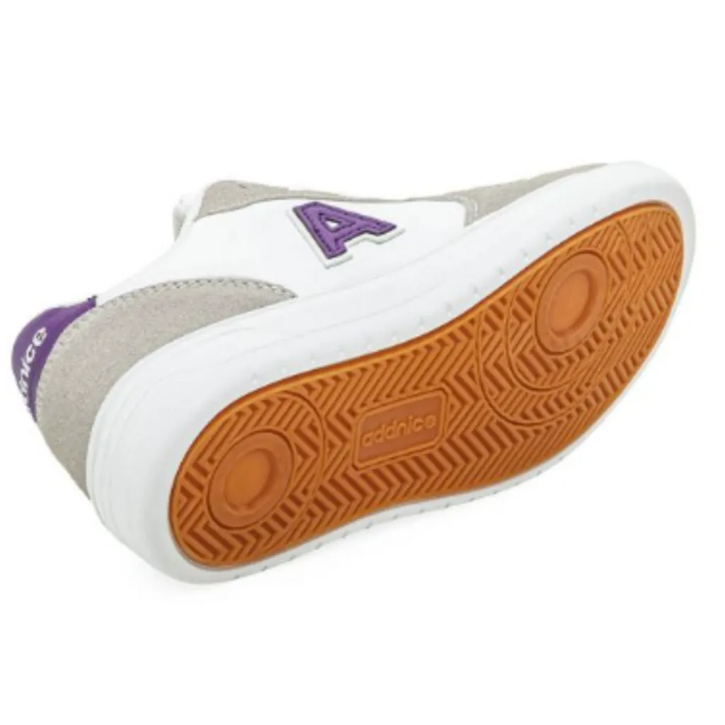 Zapatillas Deportivas/urbanas Niñas Addnice SKATE Blanco/Violeta - 30 Al 34