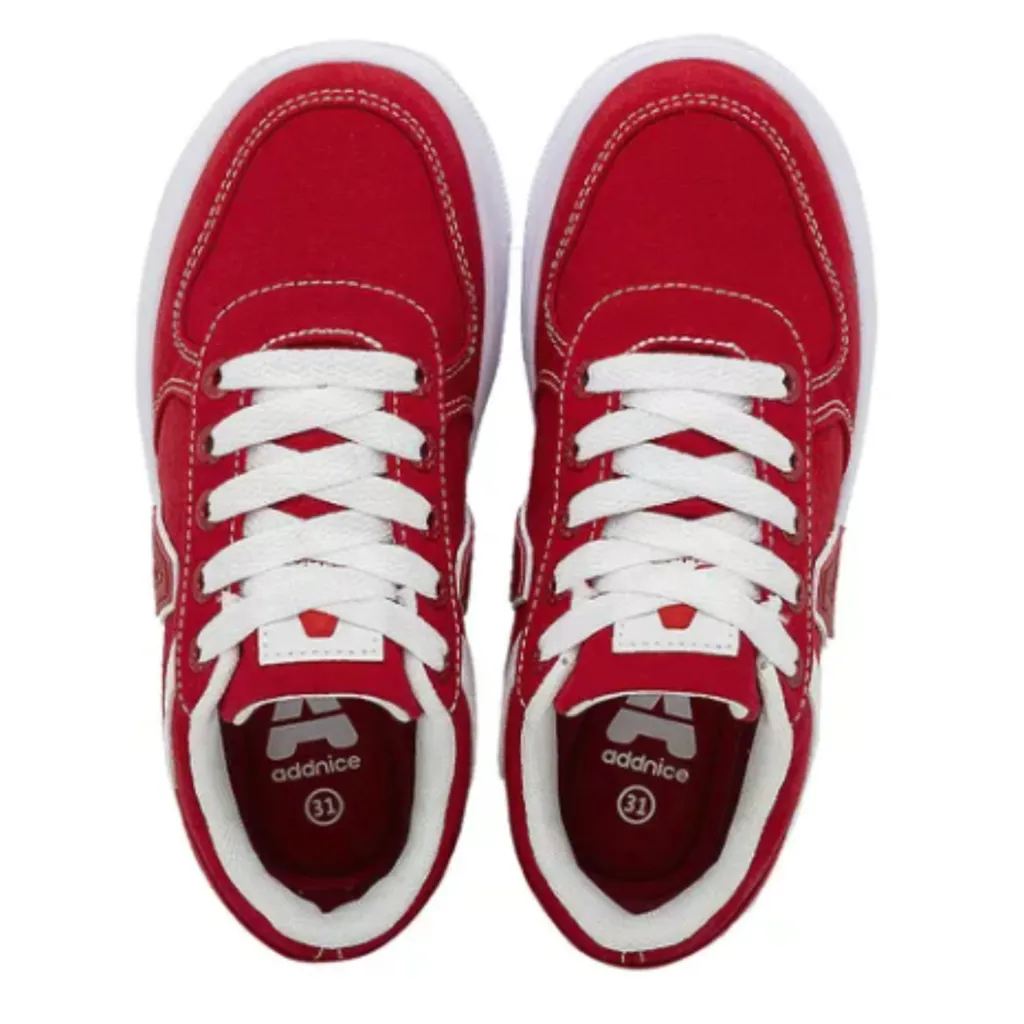 Zapatillas Deportivas/urbanas Niños/Niñas Addnice SKATE CANVAS Rojo - SKATECANVAS