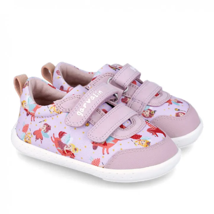 ZAPATILLAS LONA GARVALIN DE NIñA LILA 242346A