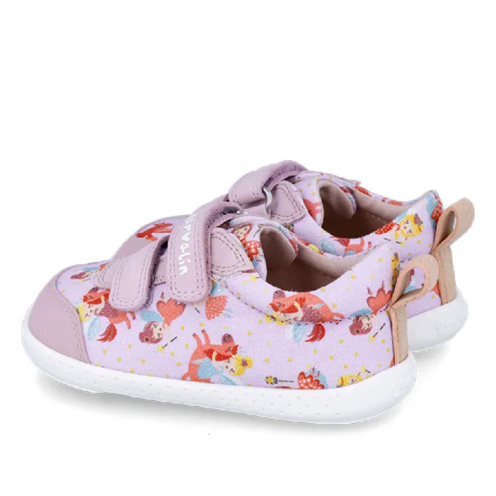 ZAPATILLAS LONA GARVALIN DE NIñA LILA 242346A