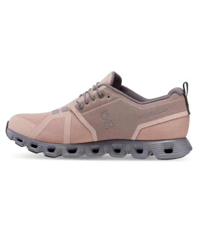 Zapatillas On Running Cloud 5 Waterproof W Rose-Fossil