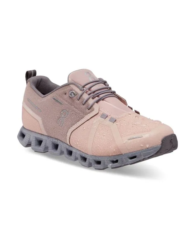 Zapatillas On Running Cloud 5 Waterproof W Rose-Fossil