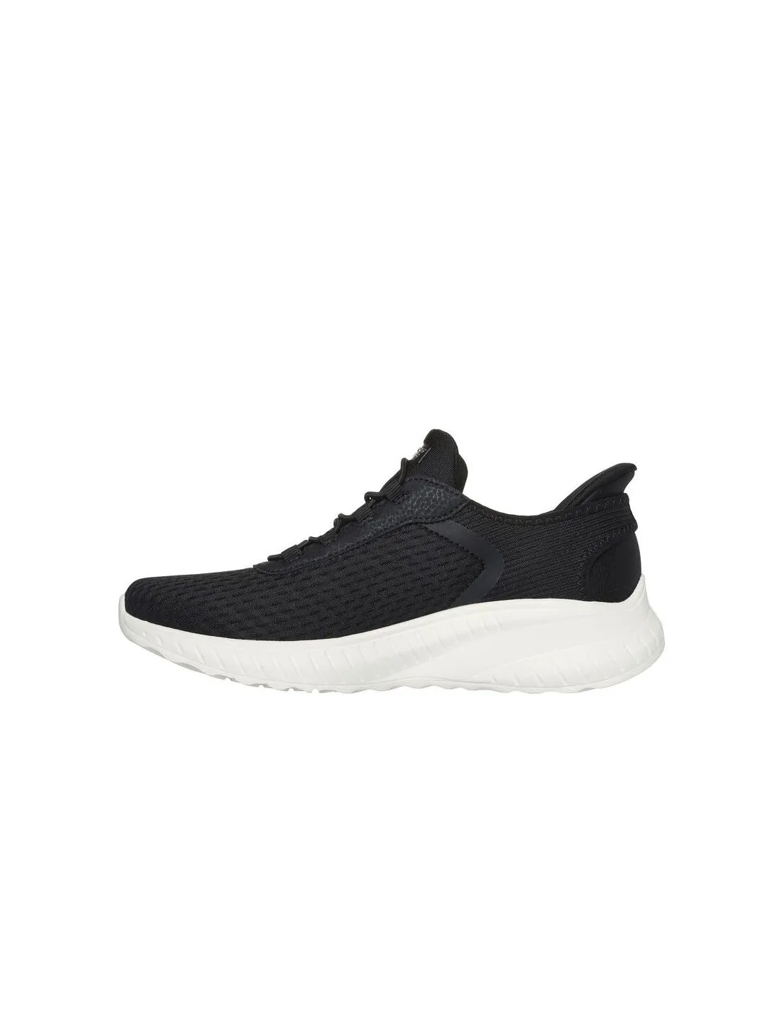 ZAPATILLAS SKECHERS SLIPINS BOBS SQUAD CHAOS MUJER NEGRO