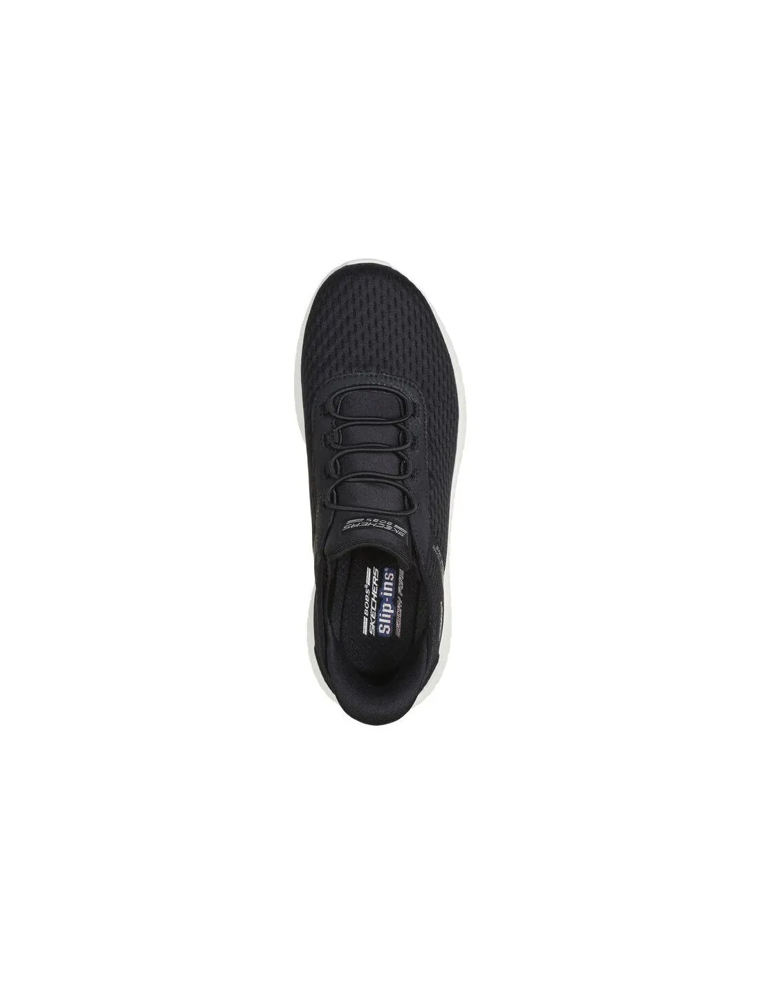 ZAPATILLAS SKECHERS SLIPINS BOBS SQUAD CHAOS MUJER NEGRO