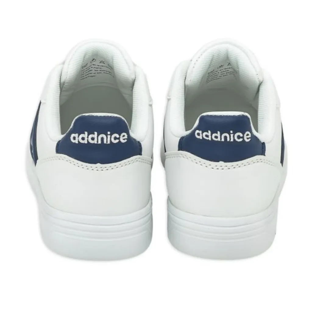 Zapatillas Urbanas Niños Addnice San Diego Max - Blanco/Azul