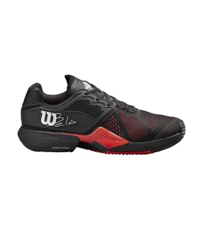 Zapatillas Wilson Padel Bela Tour Negra